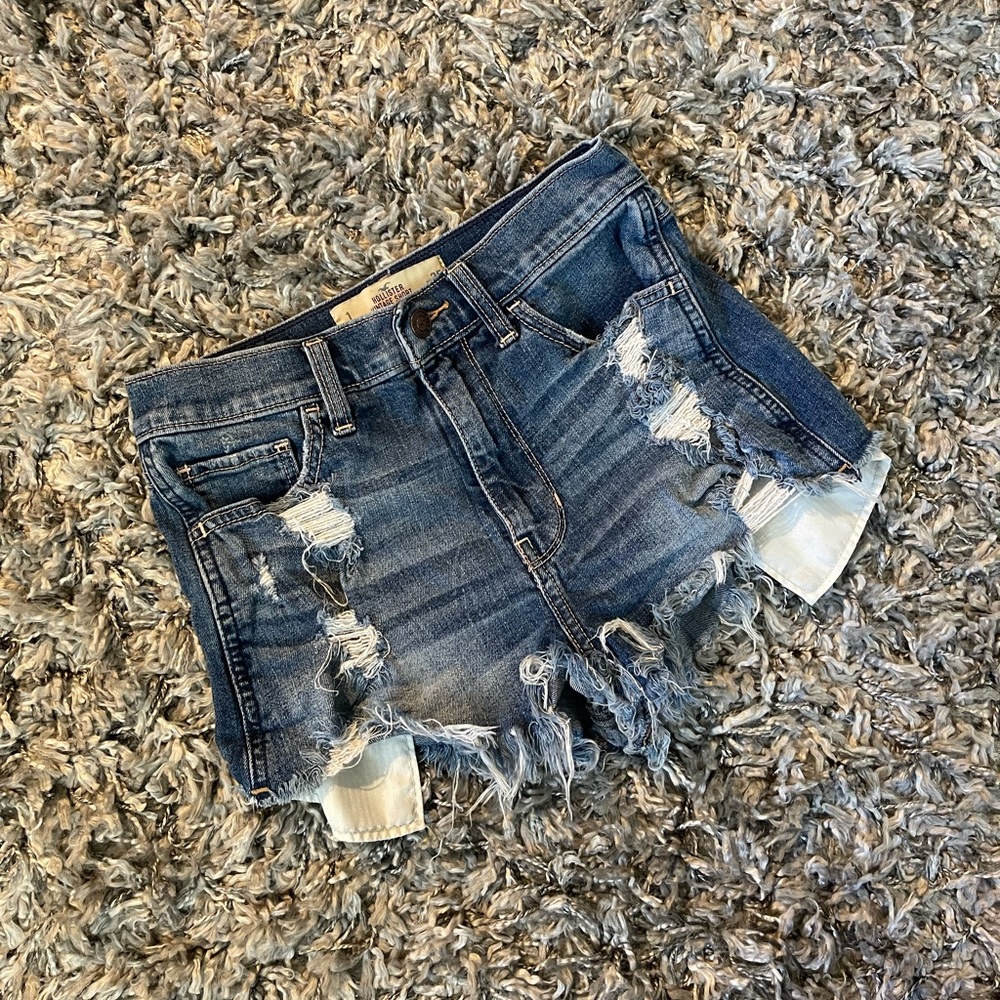 hollister high rise shorts ♡彡